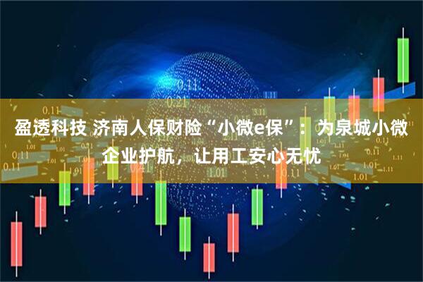 盈透科技 济南人保财险“小微e保”：为泉城小微企业护航，让用工安心无忧