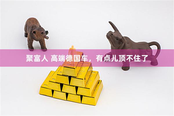 聚富人 高端德国车，有点儿顶不住了